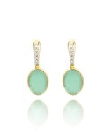 Orecchini Nanis Donna BOULES in Oro giallo Diamante 0.05 Ct OS4-609 - OS4-609